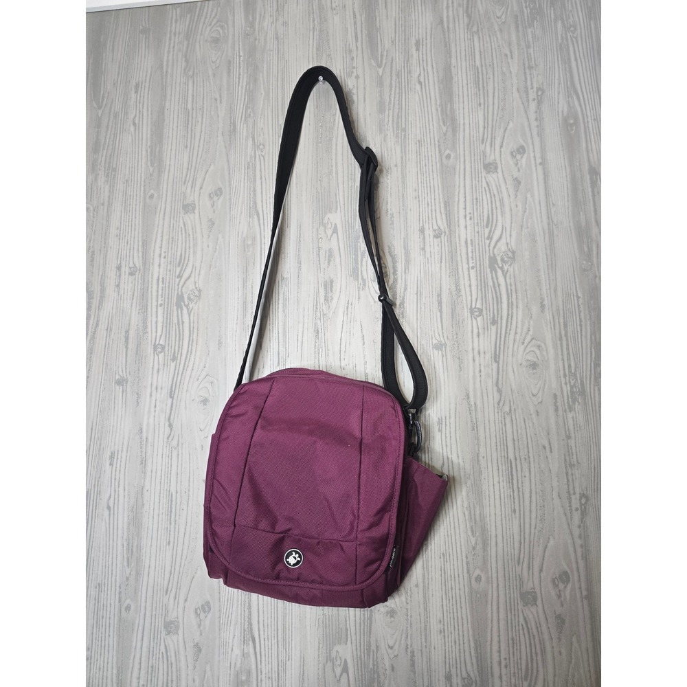 Pacsafe Metrosafe 200 Anti-Theft Crossbody Bag Burgundy Travel RFID PB008